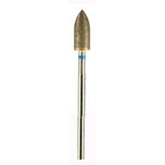 DIAMOND BUR, SINTERED, Medium 240 grit 2.34mm mandrel(hp)Pointed bullet 12x6mm