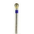 thumbnail image 1 of DIAMOND BUR, SINTERED, Medium 240 grit 2.34mm mandrel(hp)Round, ball 5mm, 1 of 1
