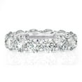 thumbnail image 1 of DIAMOND CLUB 7 Carat Lab Grown Diamond Round Eternity Ring 14K White Gold (VS1, F Color), Eternity Style Ring, 1 of 6