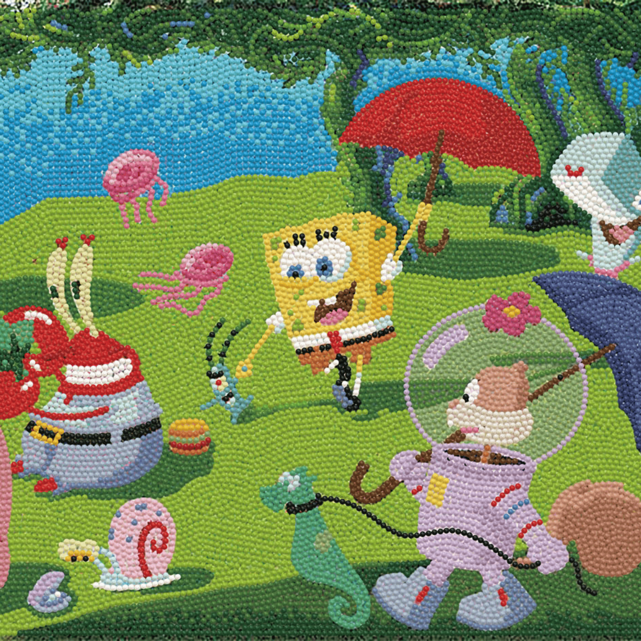 DIAMOND DOTZ® A SpongeBob Sunday Afternoon Diamond Painting Kit - 12.5" x 20"