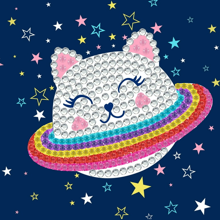 DIAMOND DOTZ® BIG DOTZ® DOTZ® Box Cat with Rainbow Diamond