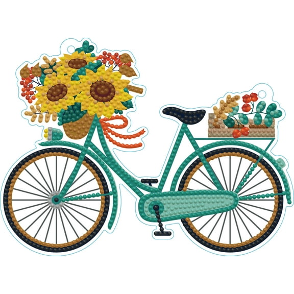 DIAMOND DOTZ Bicycle Wall Plaque Diamond Painting Kit