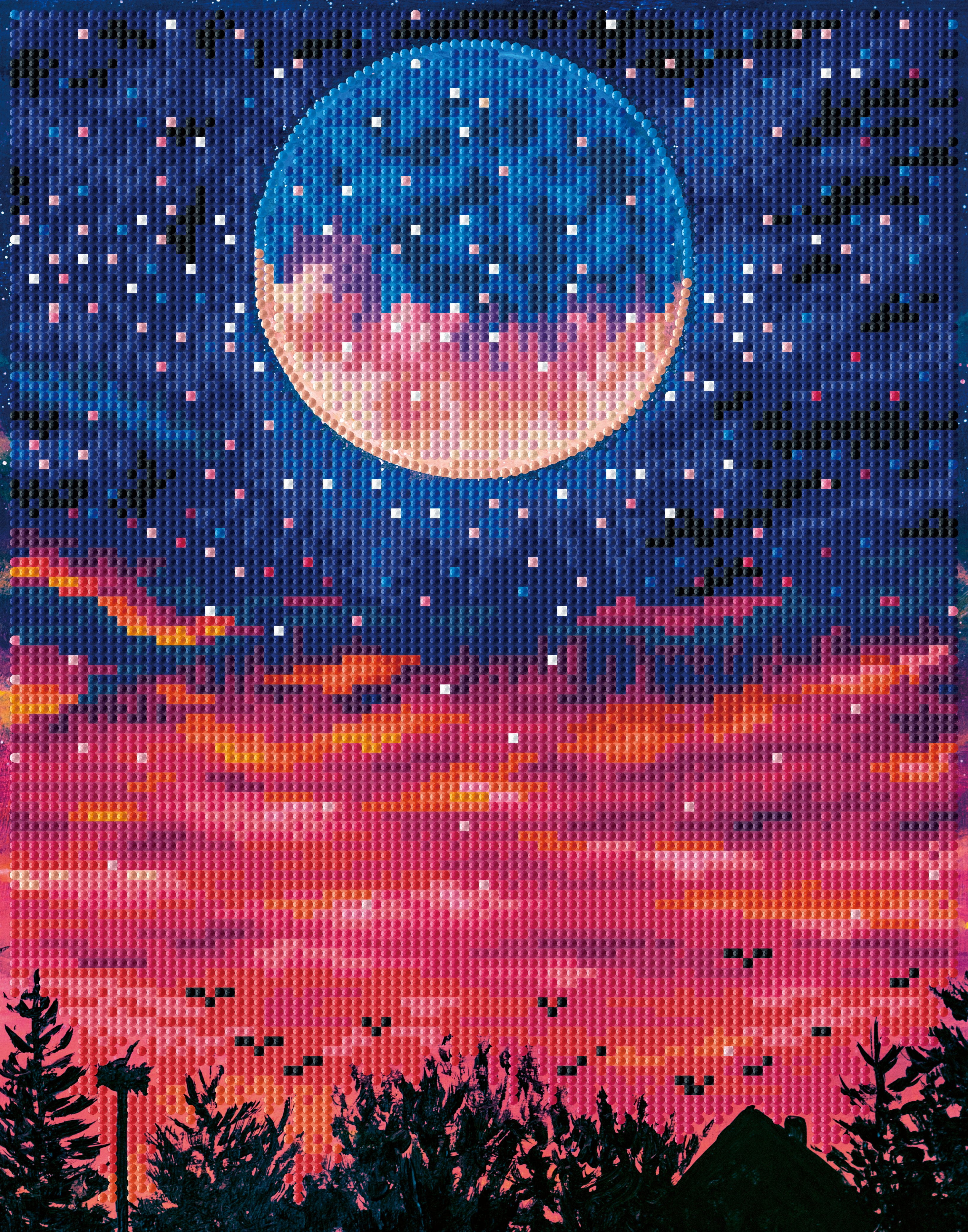 DIAMOND DOTZ® Blue Moon Special Edition Diamond Painting Kit