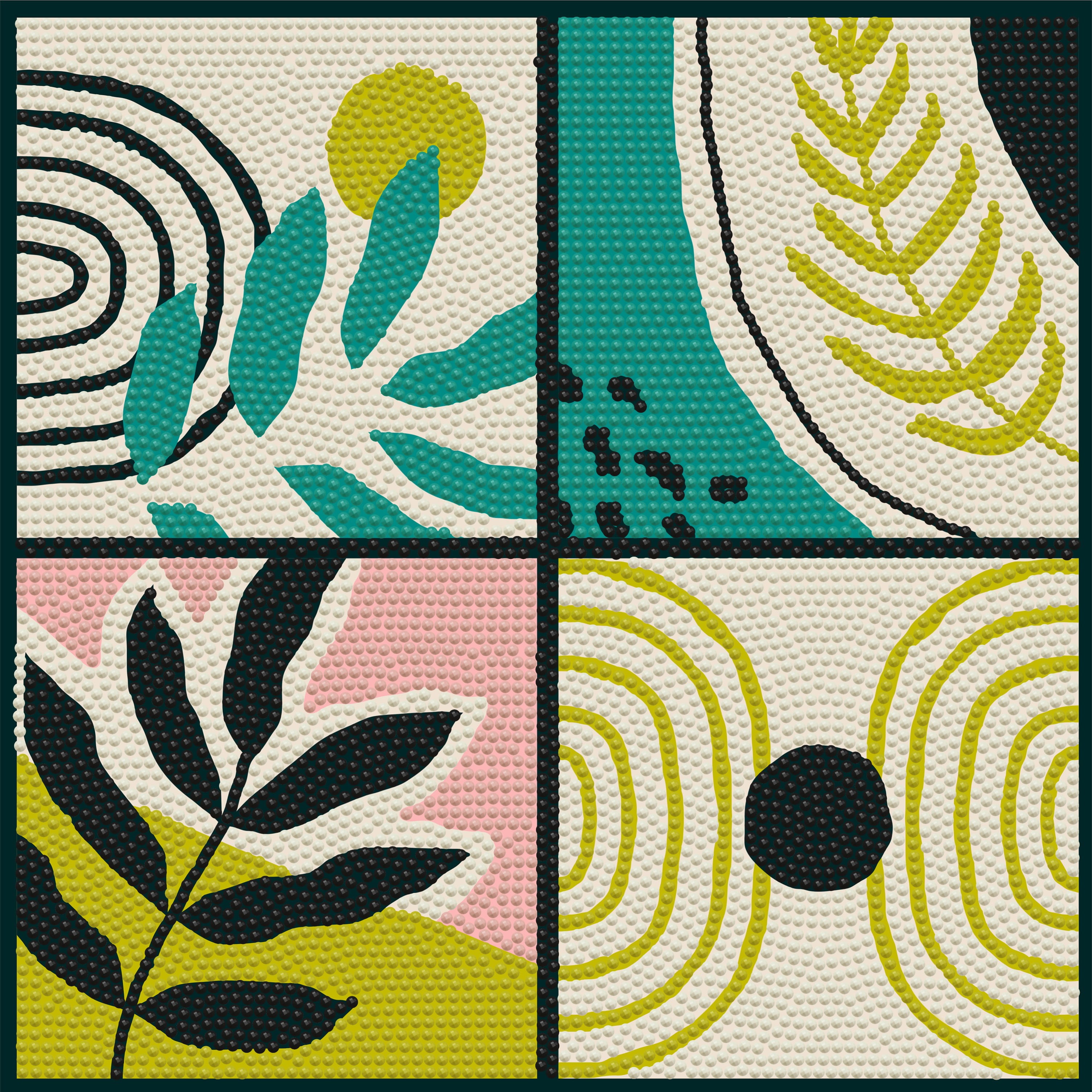 DIAMOND DOTZ® Boho Quartet Special Edition Diamond Painting Kit