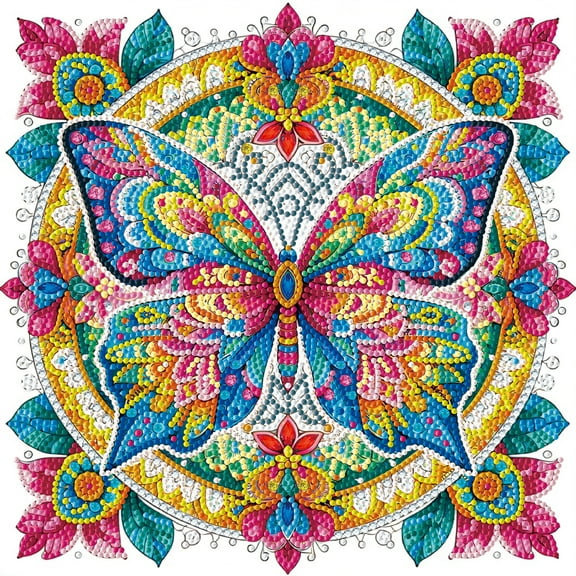 DIAMOND DOTZ® Butterfly Mandala Special Edition Diamond Painting Kit