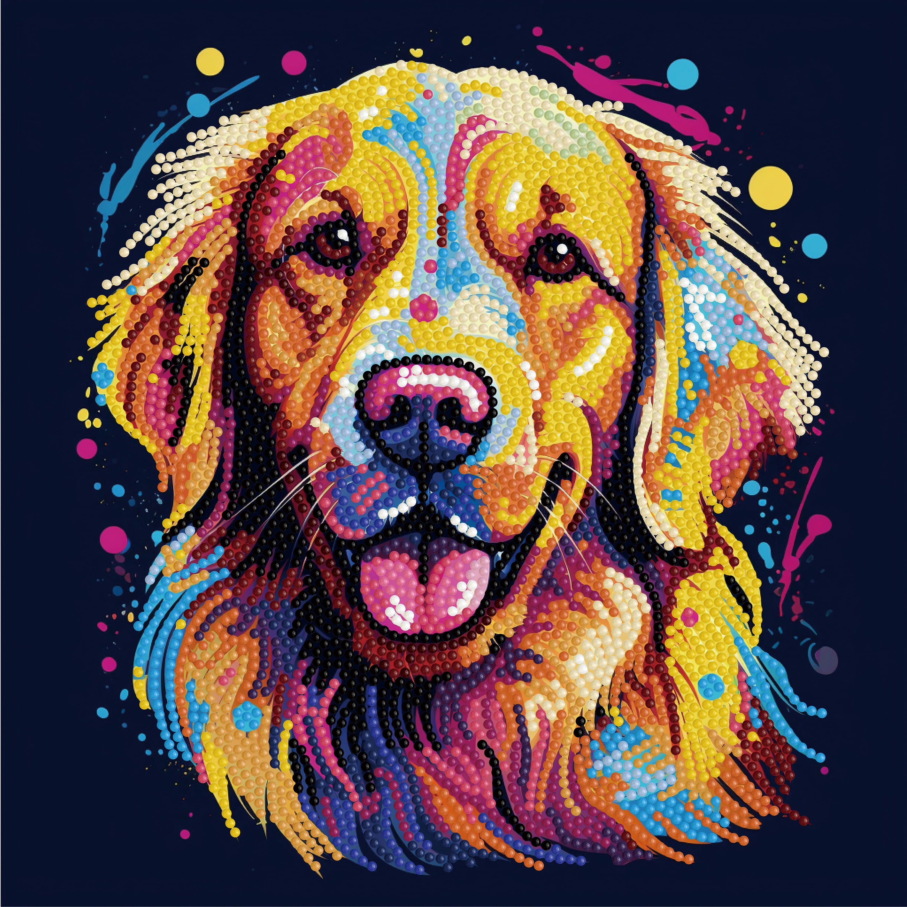 DIAMOND DOTZ Colorful Lab Special Edition Diamond Painting Kit