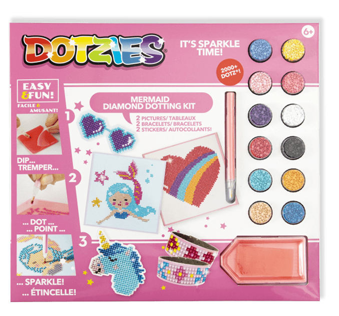 DIAMOND DOTZ® DOTZIES® Diamond Painting Activity Set for Girls