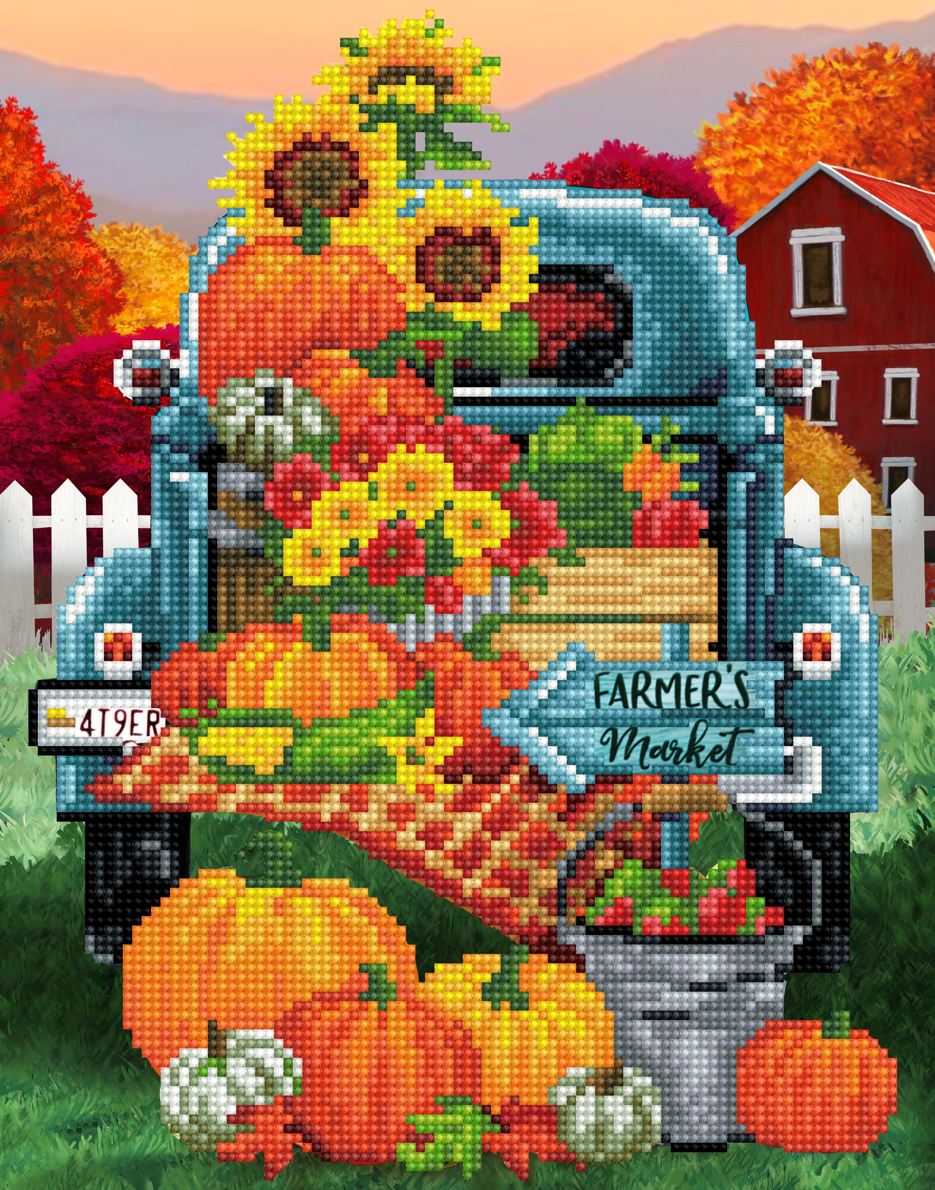 DIAMOND DOTZ® Farmers Market Special Edition Diamond Painting Kit