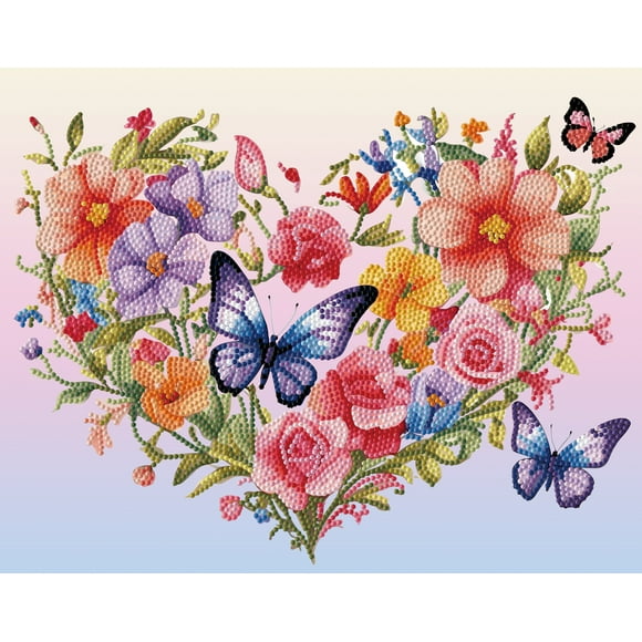 DIAMOND DOTZ Floral Heart Special Edition Diamond Painting Kit