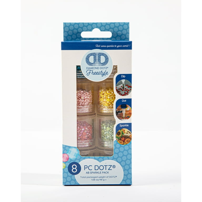 DIAMOND DOTZ® Freestyle DOTZ® Pack - AB Sparkle - 8