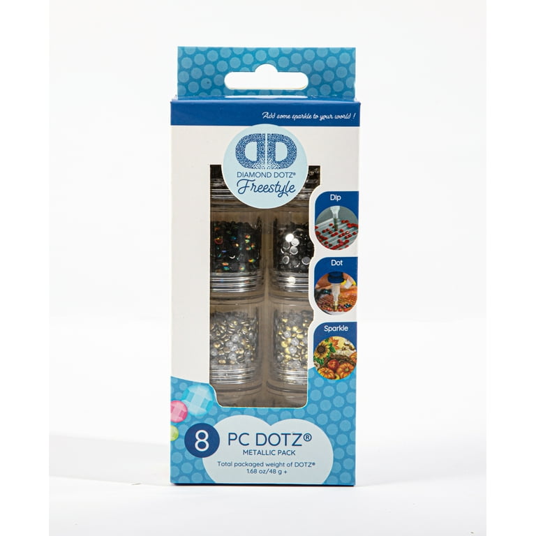 DIAMOND DOTZ® Freestyle DOTZ® Pack - Metallic - 8 Cylinders