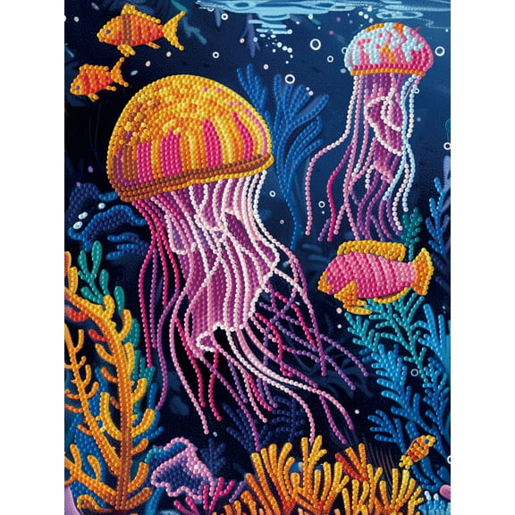 DIAMOND DOTZ Mystic Jellyfish Special Edition Diamond Painting Kit