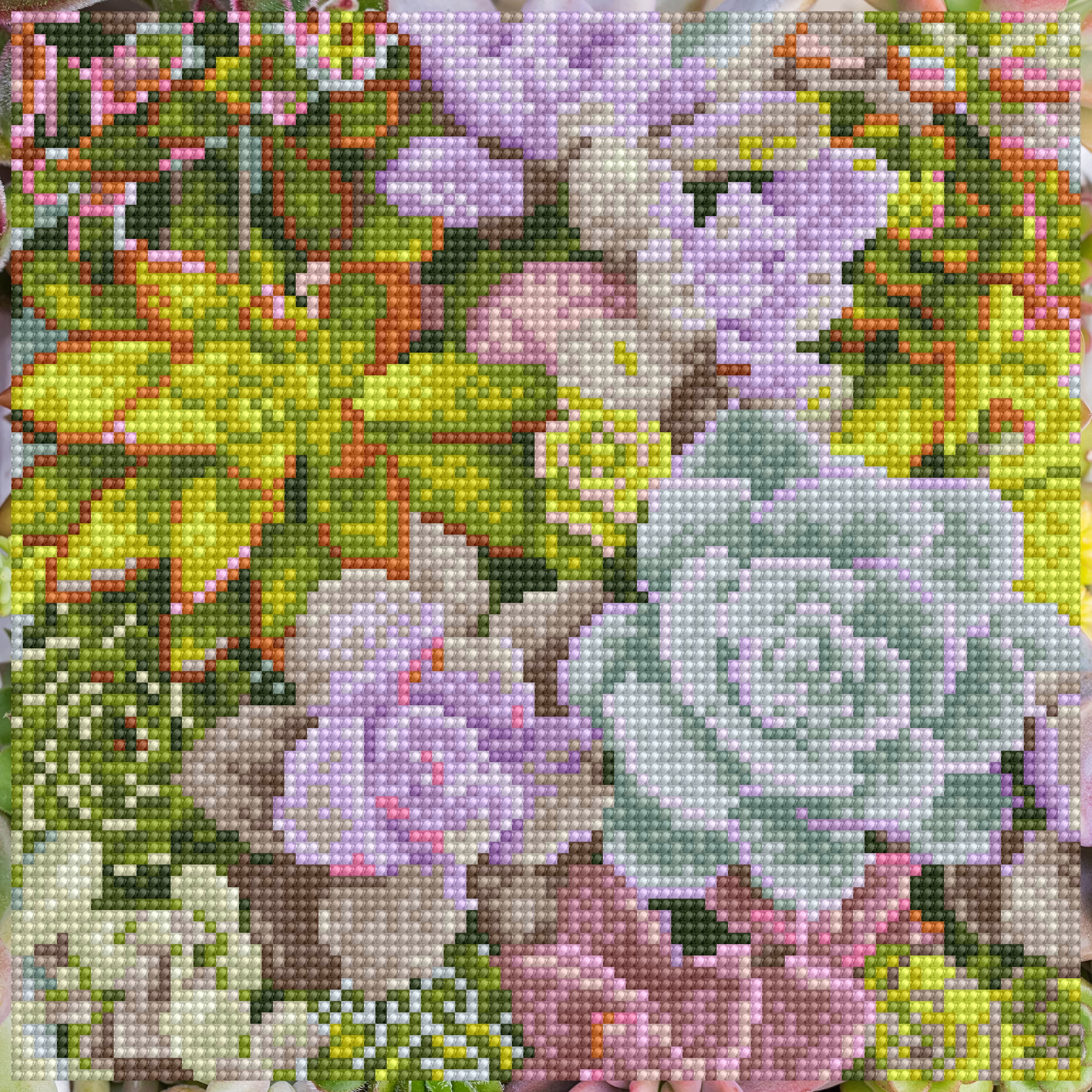 DIAMOND DOTZ Succulents in Bloom Special Edition Diamond Painting Kit