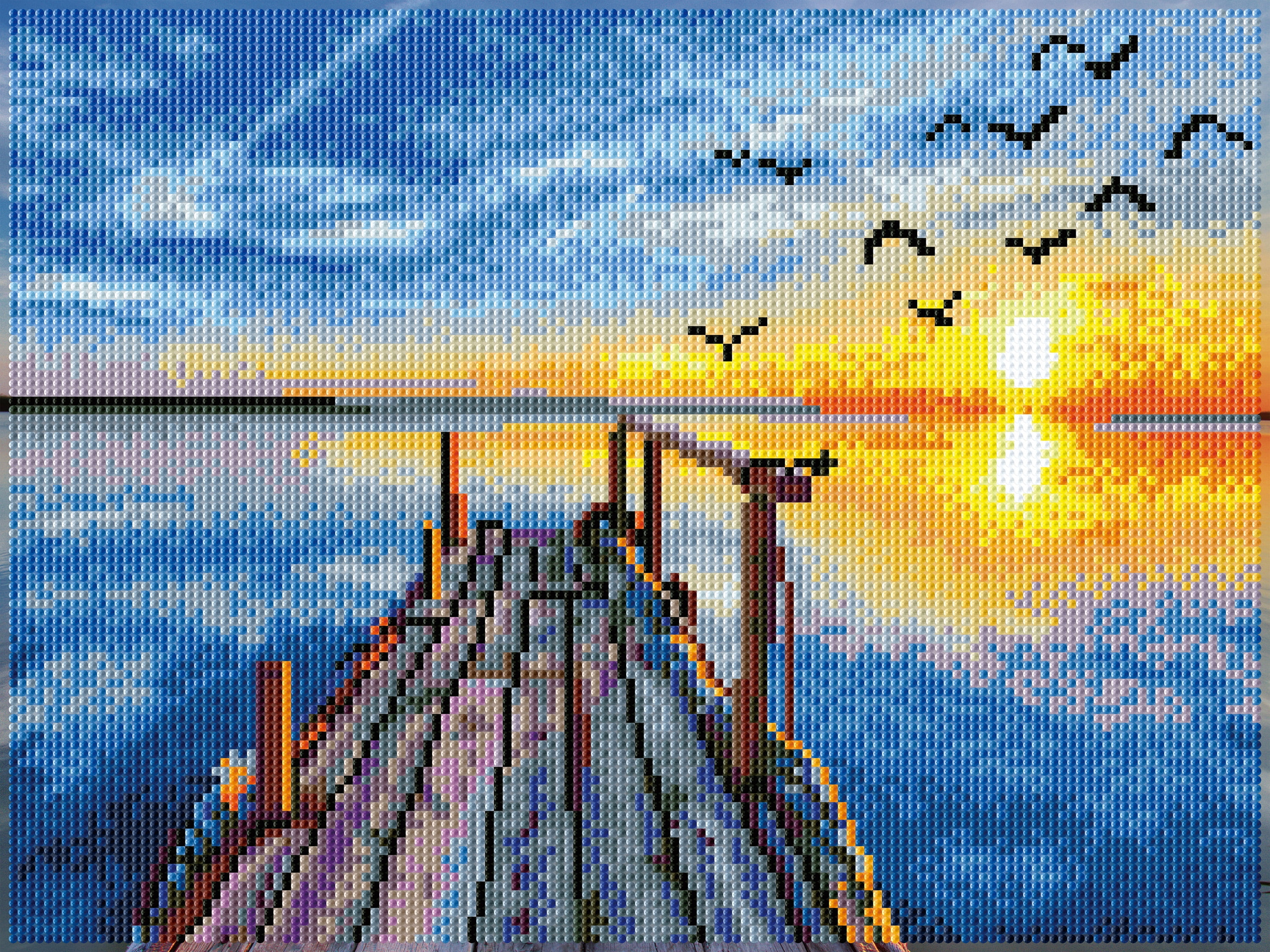 DIAMOND DOTZ® Sunset Jetty Special Edition Diamond Painting Kit