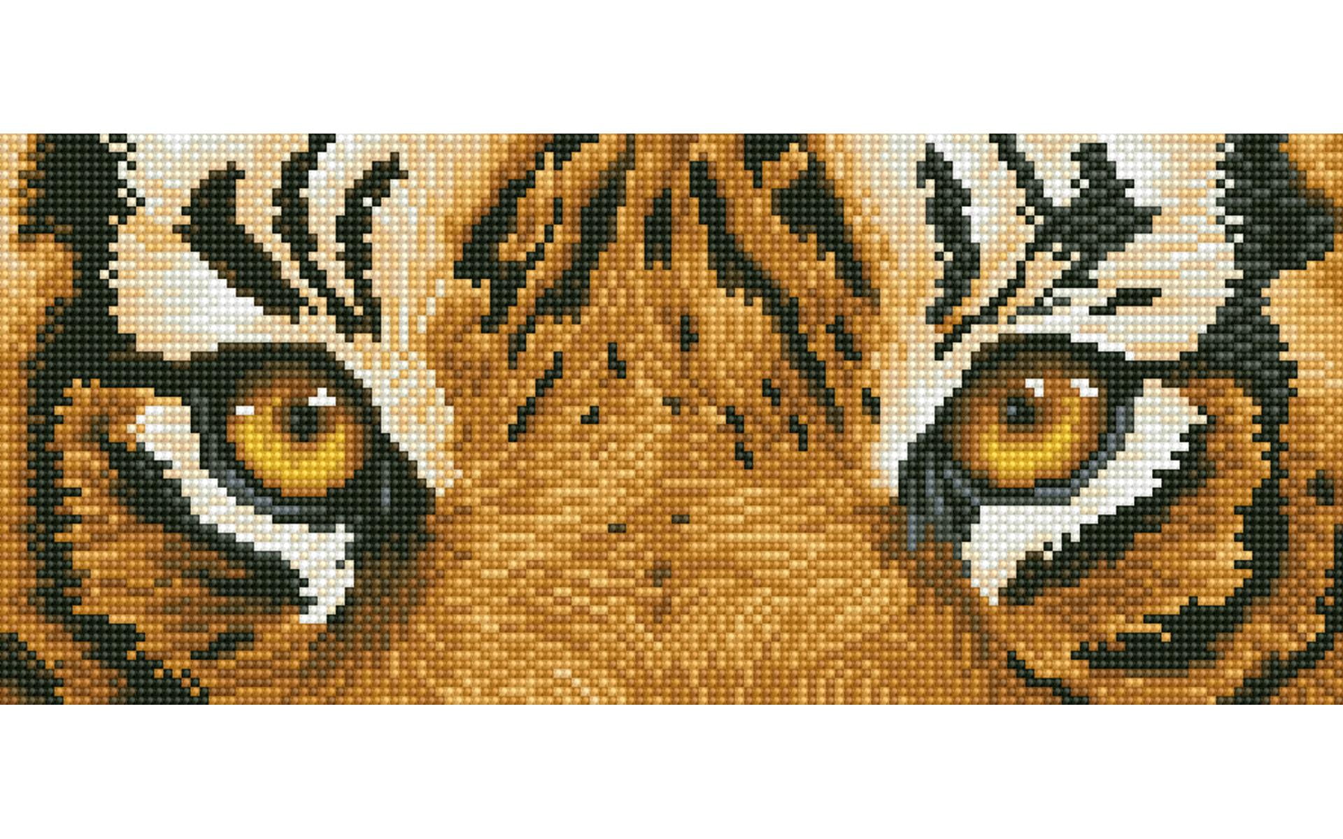 DIAMOND DOTZ® Tiger Spy, Full Drill, Round Dotz, Diamond Painting