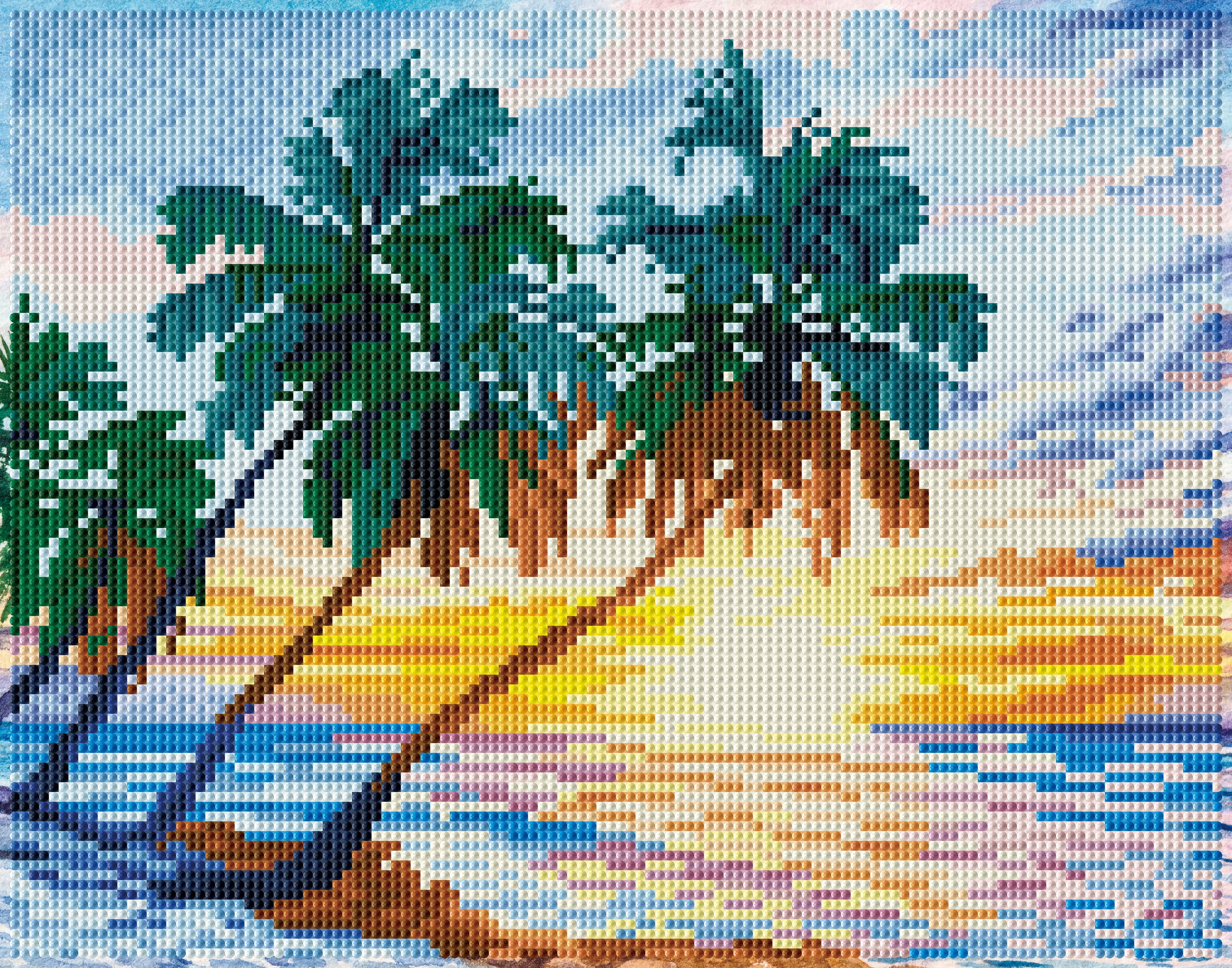 DIAMOND DOTZ® Tropical Sunset Special Edition Diamond Painting Kit