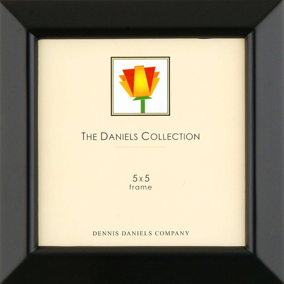 DIAMOND POINT bevel classic in ebony black by Dennis Daniels - 5x5