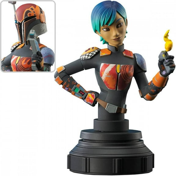 DIAMOND SELECT - Star Wars Rebels: Sabine Wren 1/7 Scale Limited Edition Bust
