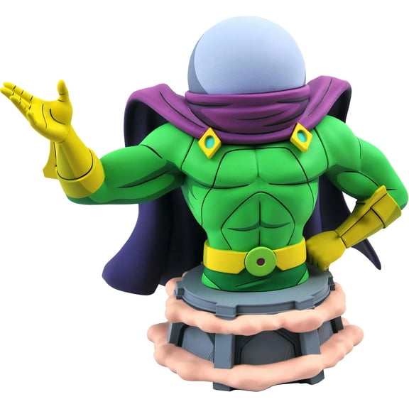 DIAMOND SELECT TOYS Marvel Animated: Mysterio 1:7 Scale Resin Bust, Multicolor, 6 inches