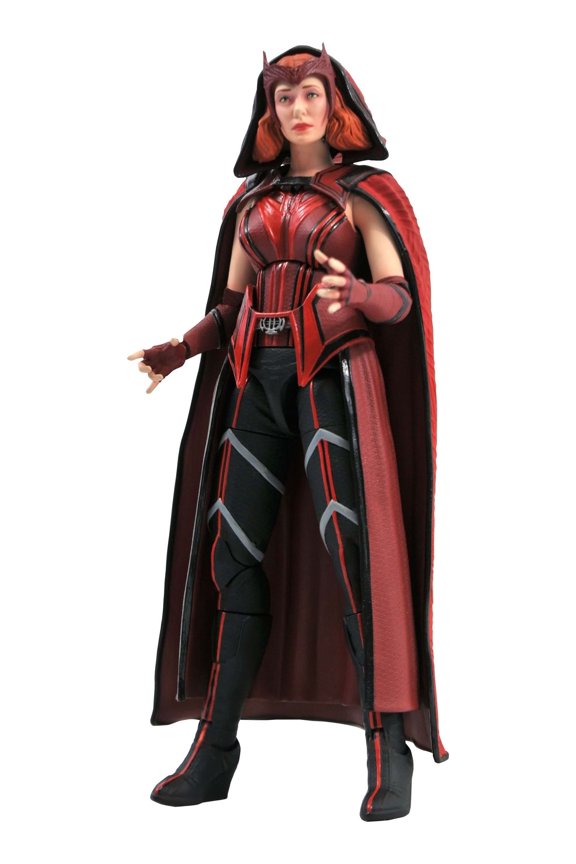 DIAMOND SELECT TOYS Marvel Select: WandaVision Scarlet Witch Action Figure, Multicolor
