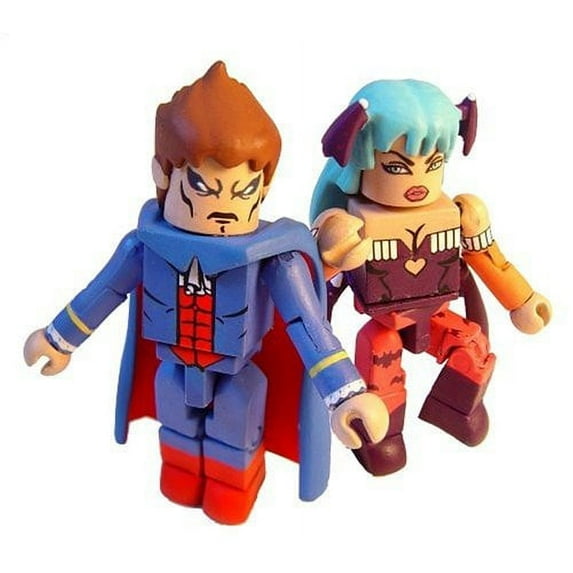 DIAMOND SELECT TOYS Street Fighter Minimates Series 1 Morrigan vs Demitri