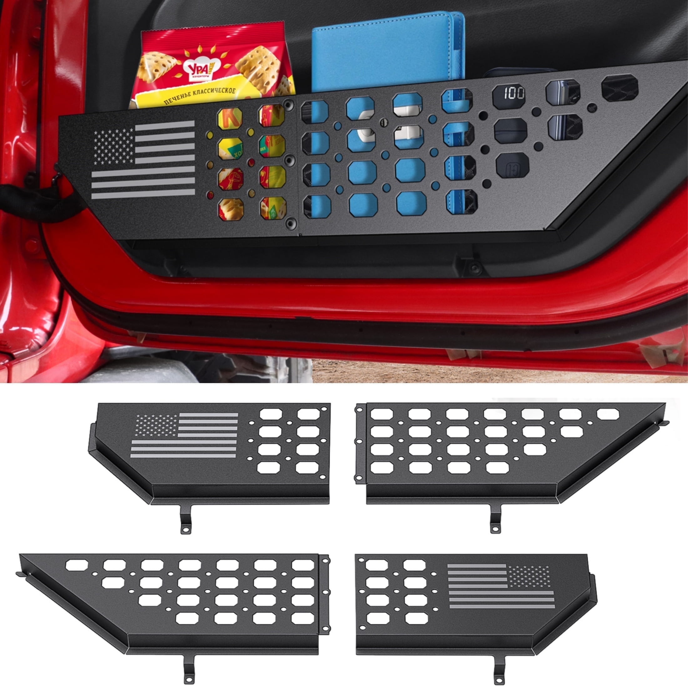 Metal Front Door Pocket Storage Box For Jeep Wrangler Jl | Desertcart
