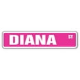 thumbnail image 1 of DIANA Street Sign Childrens Name Room Sign | Indoor/Outdoor |  30" Wide, 1 of 5