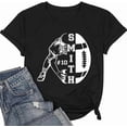 thumbnail image 1 of DIANANA Custom Football Mom Shirt, Personalized Player Name & Number Tee, Proud Mom Sports Gift for Women, 1 of 4