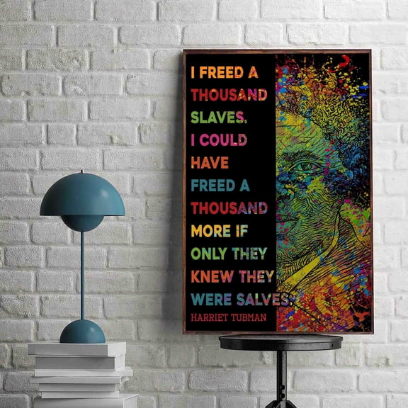 DIANANA Harriet Tubman Quote, Black History Print, Harriet Tubman Print, African American Art, Activist, Slavery Print, Black Lives Matter QTLR842