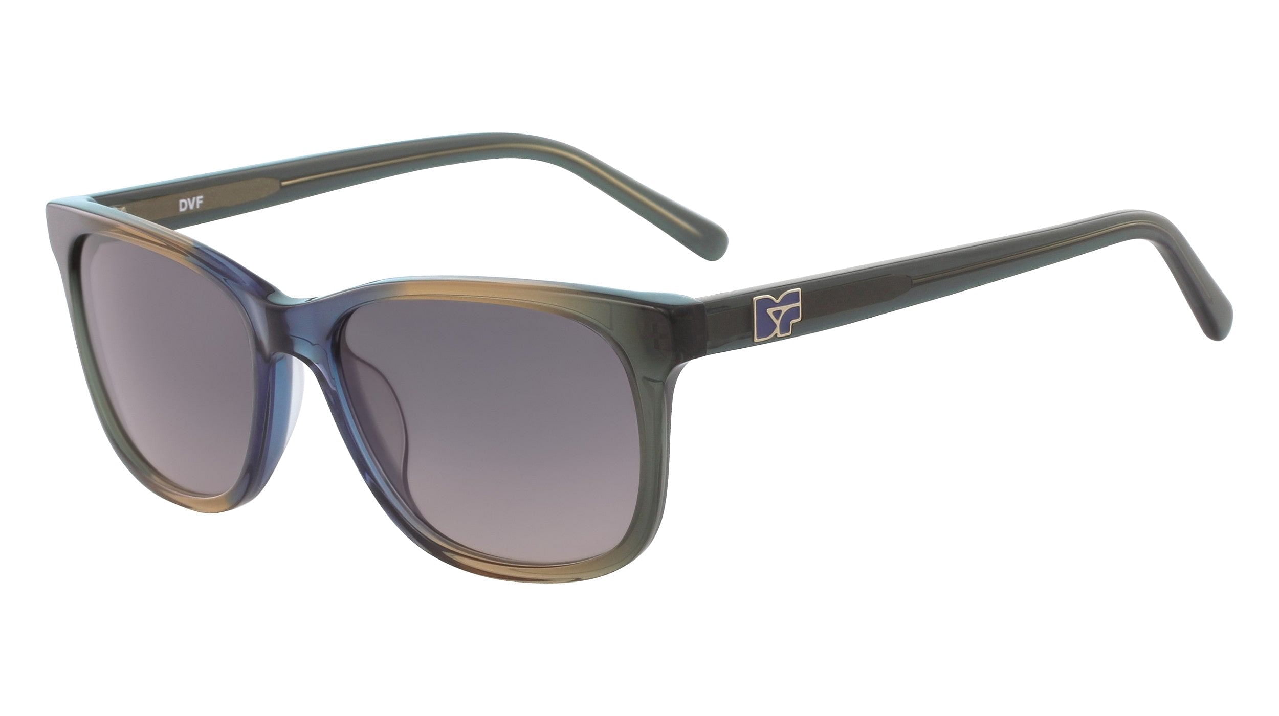 DVF Sunglasses Gray with case Diane Von Furstenberg MF 92 Q96 – Vintage Frames Company main image 4