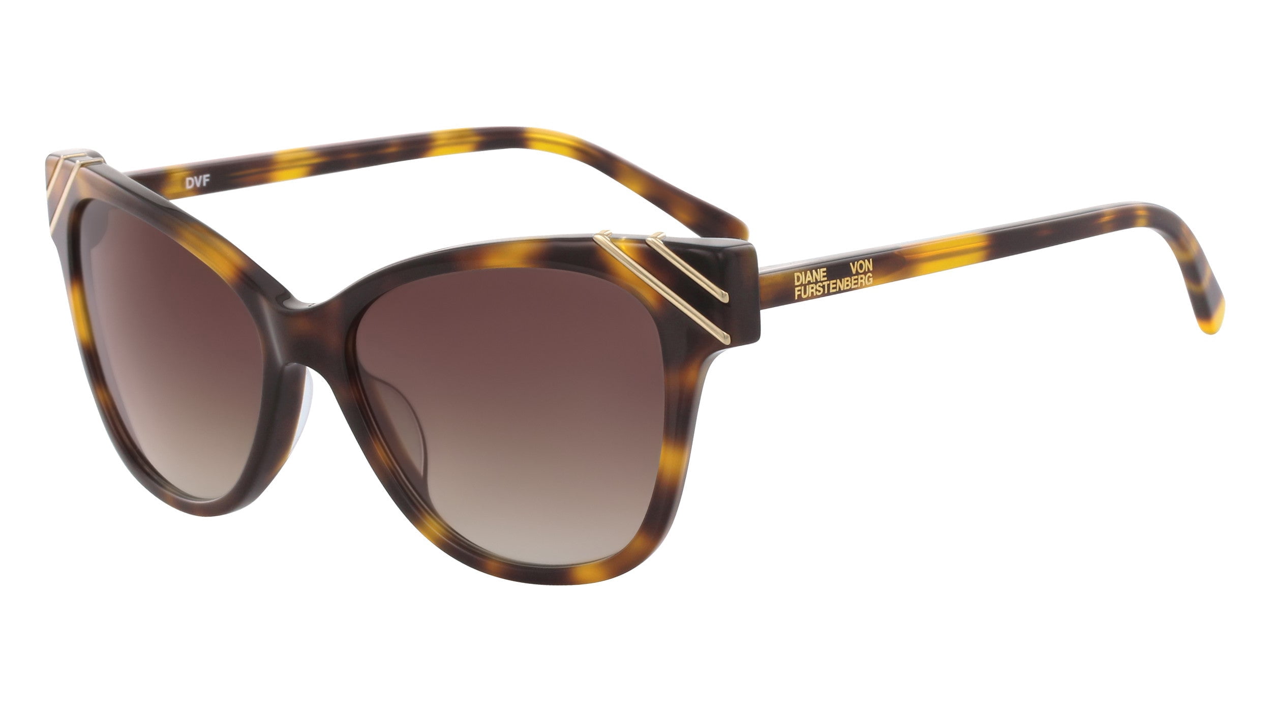 NWT DIANE VON FURSTENBERG DVF663S ARDEN SOFT TORTOISE SUNGLASSES NEW Diane von Furstenberg DVF 663S 240 Tortoise ARDEN  main image 2