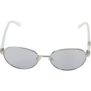 DIANE VON FURSTENBERG-DVF845S RAE 015 Oval Sunglasses Silver Gray