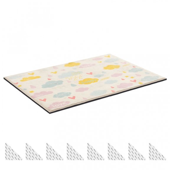 DIANJIE 8x5 ft Non-Slip Rug Pad Dual Felt & TPR Rubber Gripper Floor Protector Rug Underpad