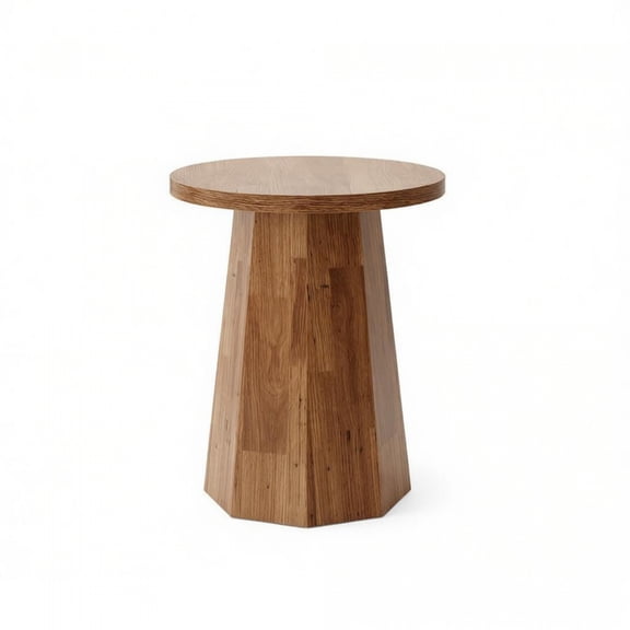 DIANJIE Compact Rustic Accent Table Multi-Space Side Display Station for Nooks and Sofa Sides