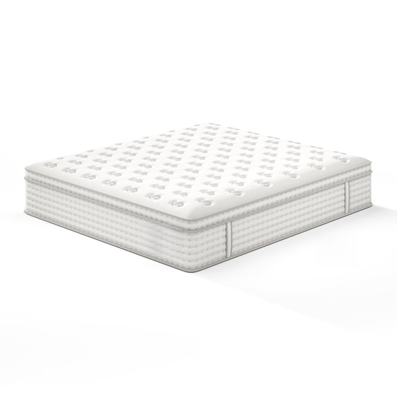 DIANJIE White Ergonomic Mattress Hybrid Bed with Motion Reduction Design