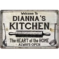 thumbnail image 1 of DIANNA'S Kitchen Farmhouse Sign Gift Gift 12x18 Metal 112180033421, 1 of 1