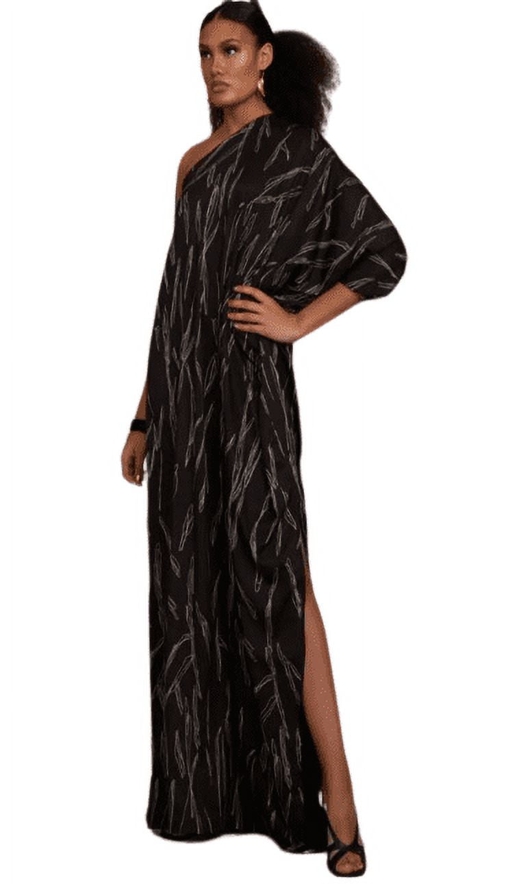 strapless open back dress Diarrablu Satu Printed Maxi Dress