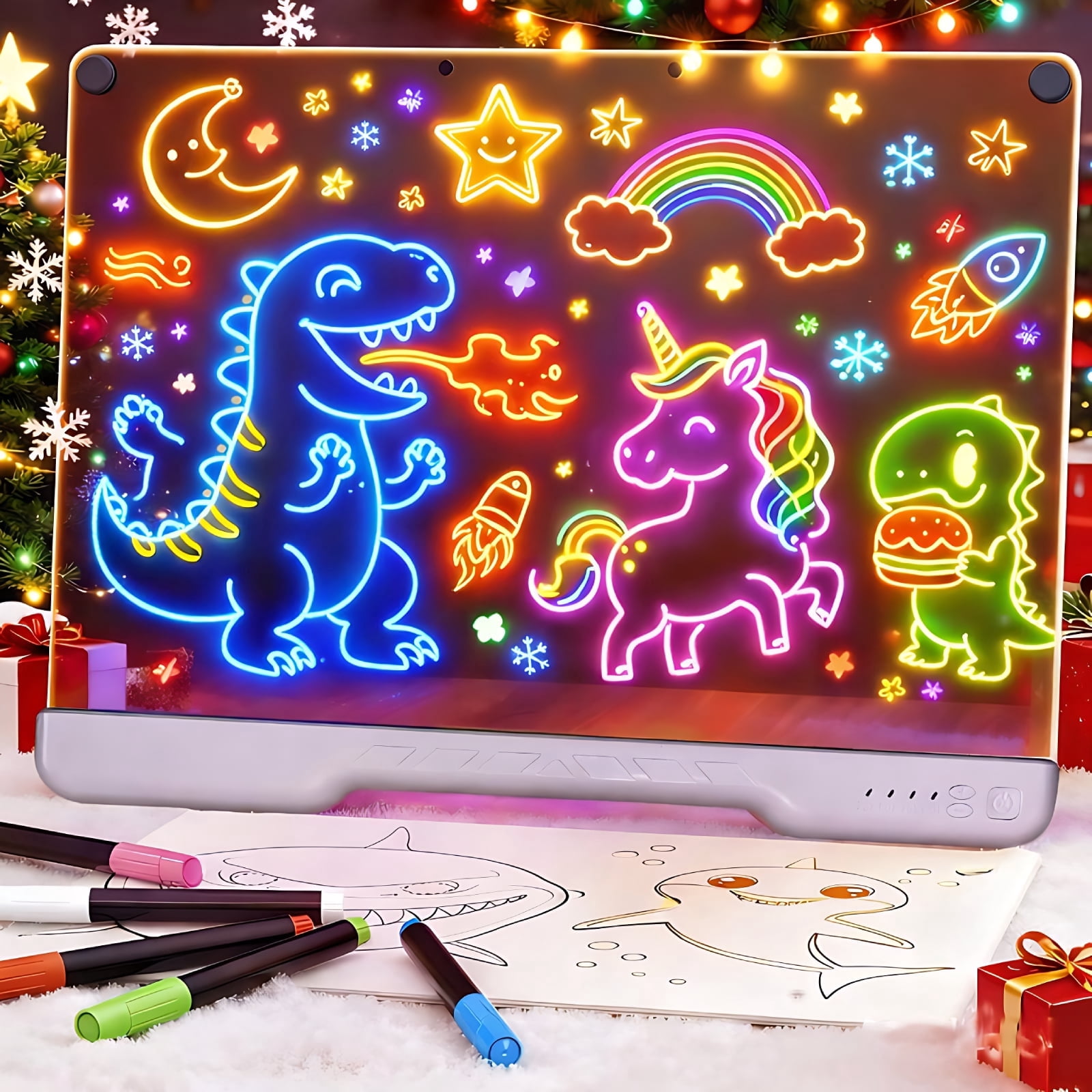DIAYUBU Rechargeable LED Drawing Board, 13.78