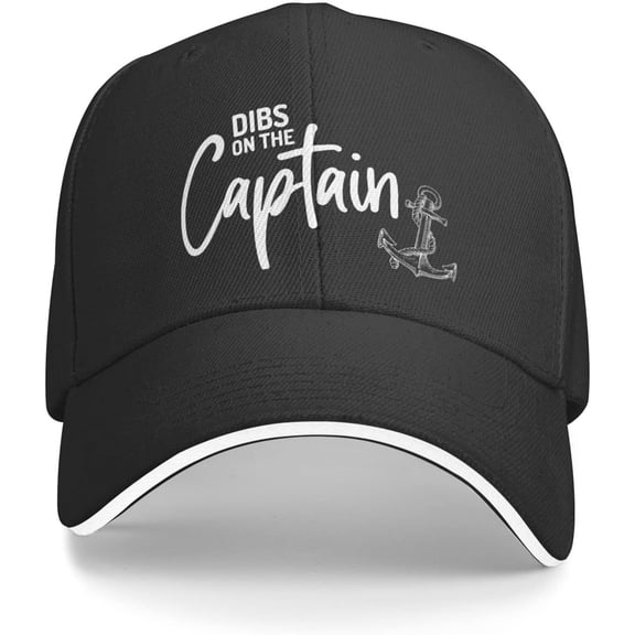 DIB On The Captain Cap Men Dad Hats Adjustable Hat Black