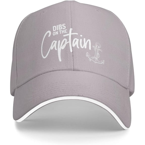 DIB On The Captain Cap Men Dad Hats Adjustable Hat Gray
