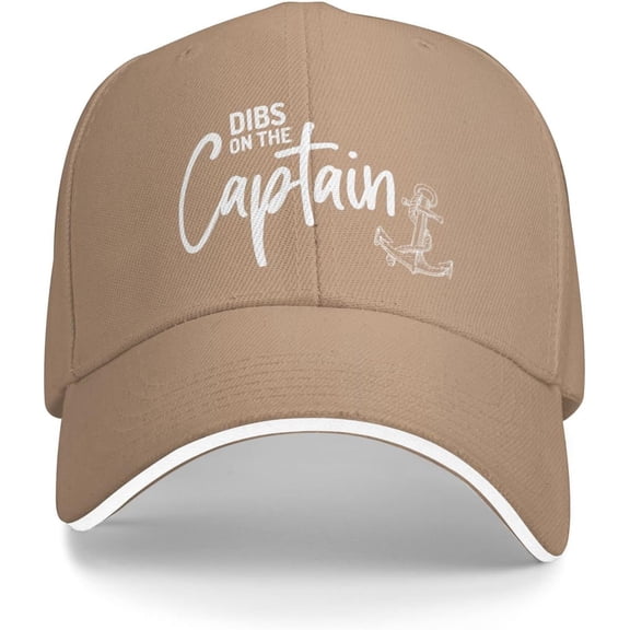 DIB On The Captain Cap Men Dad Hats Adjustable Hat Natural