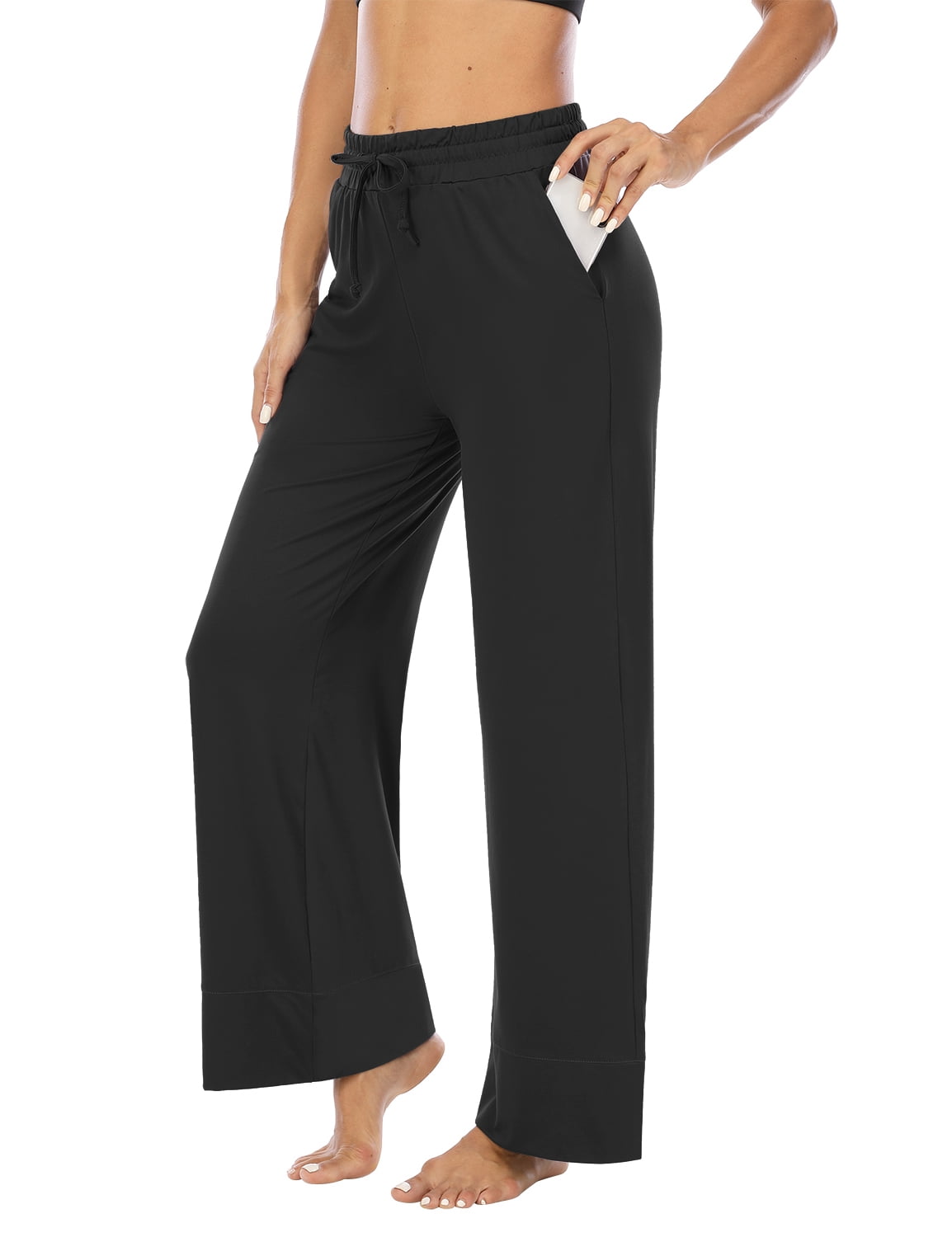 WSLY Womens Stretch Pocketed Lounge Pants