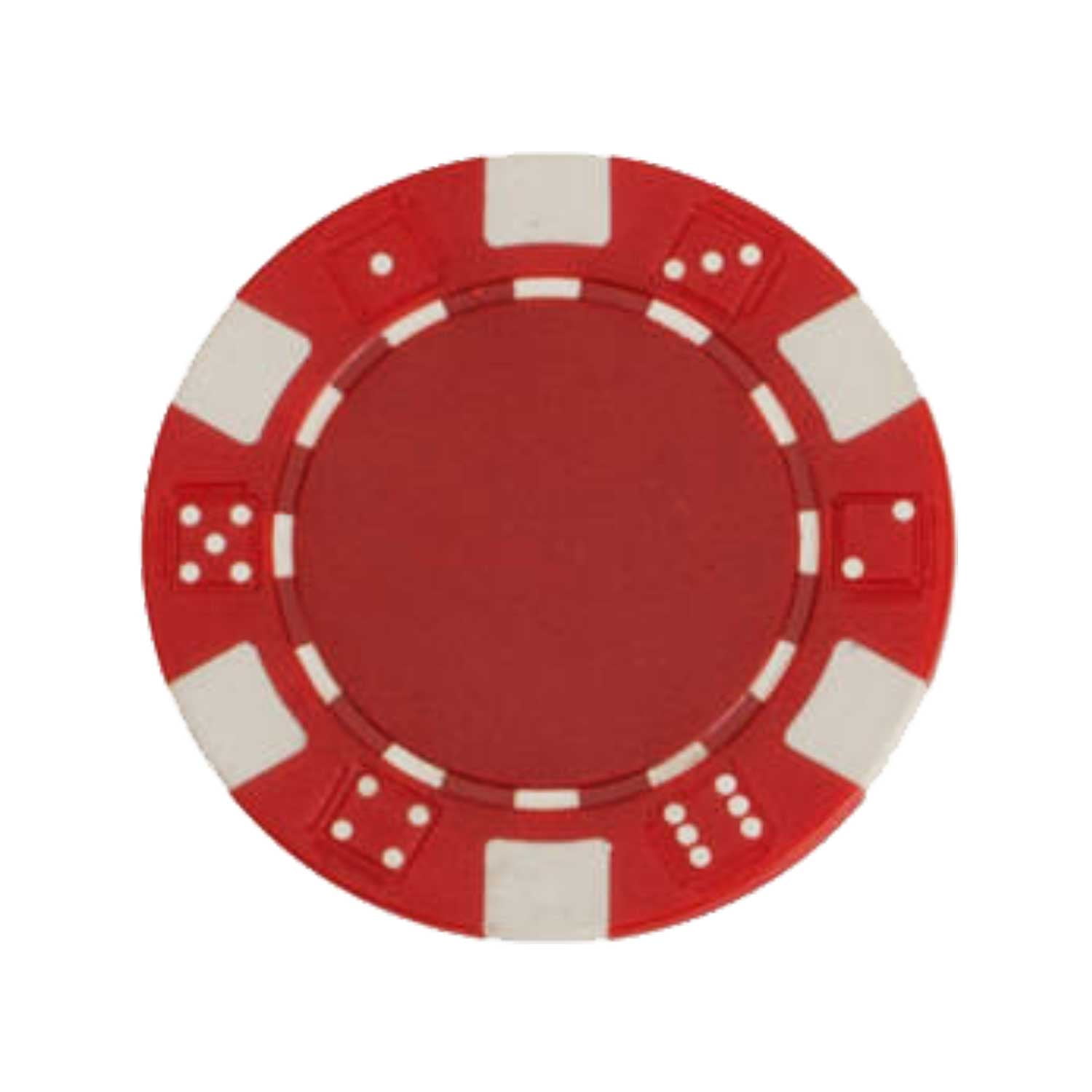 DICE Design POKER Chips 11.5 Gram 25count White