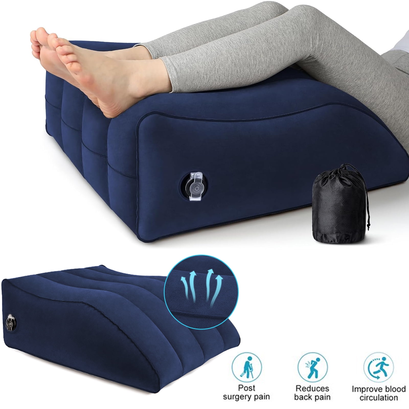 Amazon Sleeping Pillow For Legs LESUMI Memory Foam Knee Pillow For