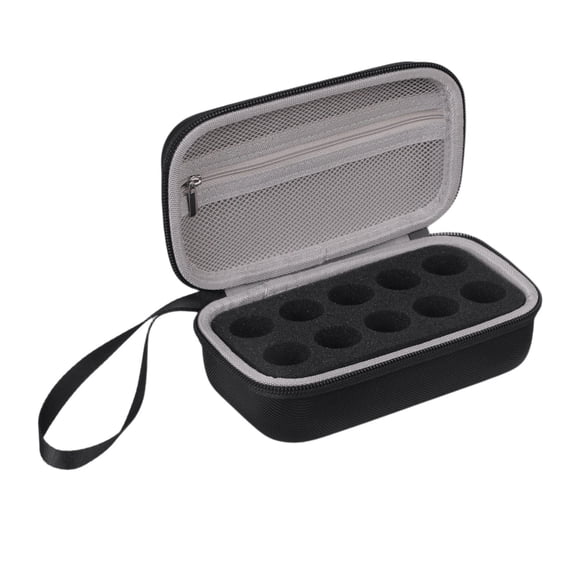 DICEWEN 10 Slot Cooling Vial Storage Box For Refrigerator Organizes Vials Securely Protectors Case for Home Use