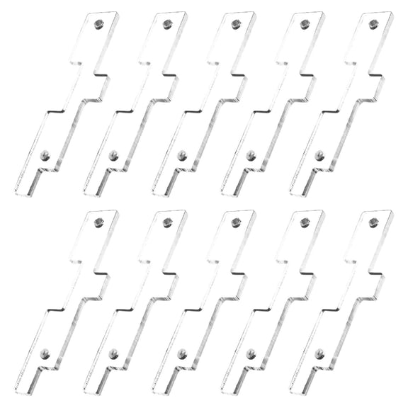 DICEWEN 10Pieces Clear Acrylic Woodworking Measuring Block For Router Machines Sawing Setup Bar Quick Height Adjustment Tool
