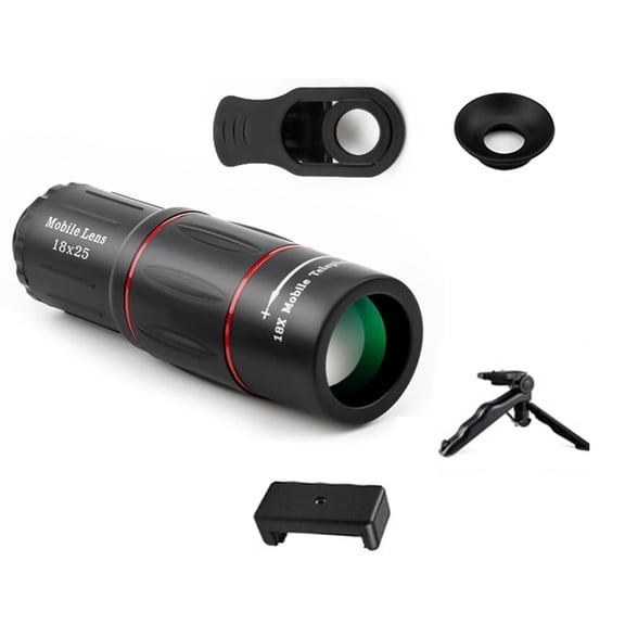 DICEWEN 18X Telephoto Zoom Lens Fit for Phone Capture Clear Shots with High Powered Lens