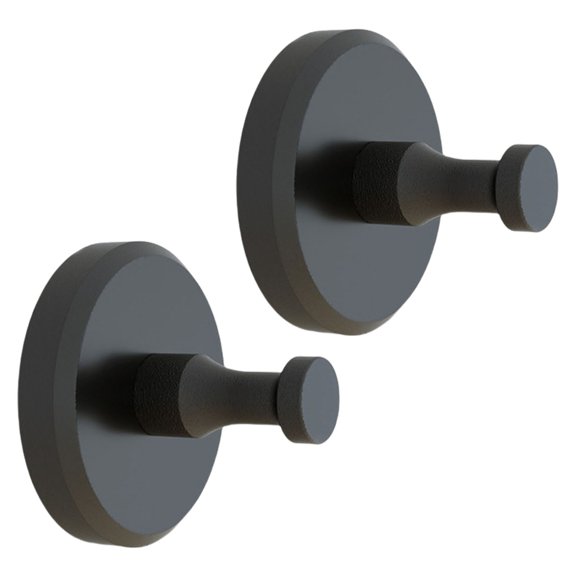 DICEWEN 2 Pieces Sturdy Stainless Steel Suction Cup Hook Suitable for Loofahs Clothes and Bags Storage Solution