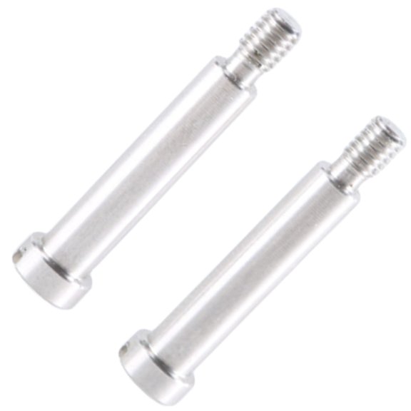 DICEWEN 2Pcs Turntable Repair Stainless Steel 4mm Spindle Screws Manufacture Spindle