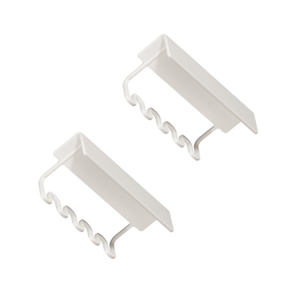DICEWEN 2x Bathroom Toothbrush Organizer Wall Mounted Toothpaste Rack Easy Installation